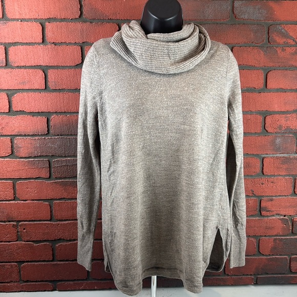 Cynthia Rowley Woman's Sweater Long Sleeve Cowl‎ Merino Wool XL - Picture 1 of 6